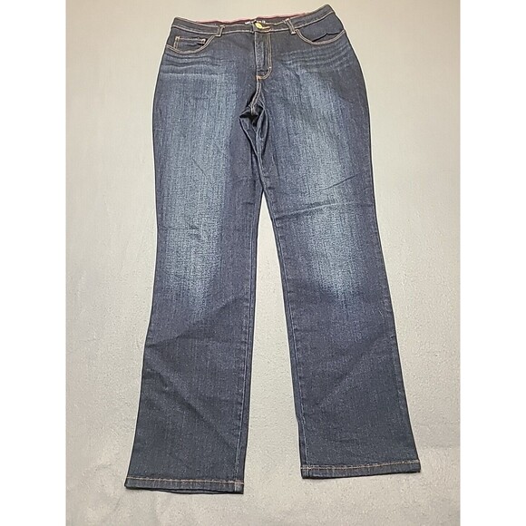 Lee 1889 Womens Jeans 14 Classic Fit Dark Indigo Medium Wash - Picture 1 of 16